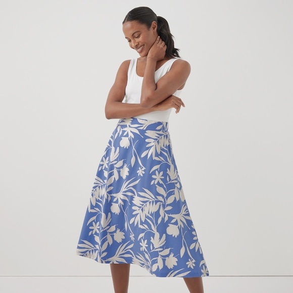 Pact Dresses & Skirts - ‼️NWT: Pact Organic Fit & Flare Midi Skirt - S